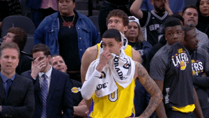 Watching Los Angeles Lakers GIF by NBA