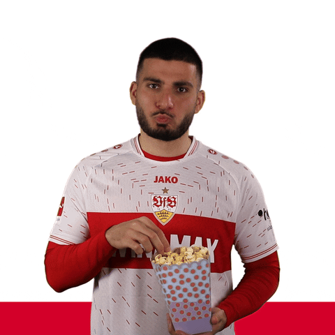 Deniz Undav Popcorn GIF by VfB Stuttgart