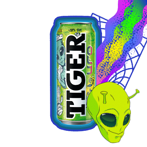 Tiger Tigerenergydrink Tigerclassic Tigermax Tigerzero Tigerufo Tigernewschoolclassic Tigerbubblegum Sticker by Tiger Energy Drink