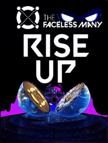 Rise Up Crypto GIF by The Faceless Many