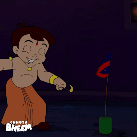 Festival Of Lights Diwali GIF by Chhota Bheem