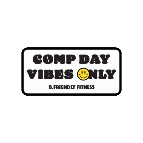 B.Friendly Fitness Sticker