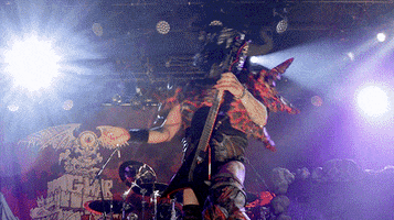 scumdogs of the universe guitar GIF by GWAR