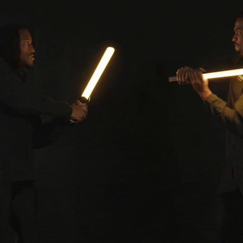 Lightsaber Throws GIF by Purdue Fort Wayne Athletics