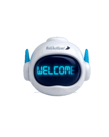 Robot Technology Sticker by Dubai Municipality