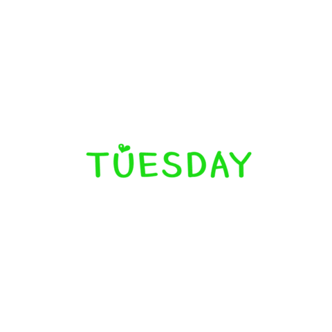 Tuesday Sticker