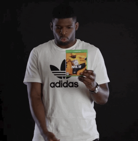 pk subban reactions GIF by EASPORTSNHL