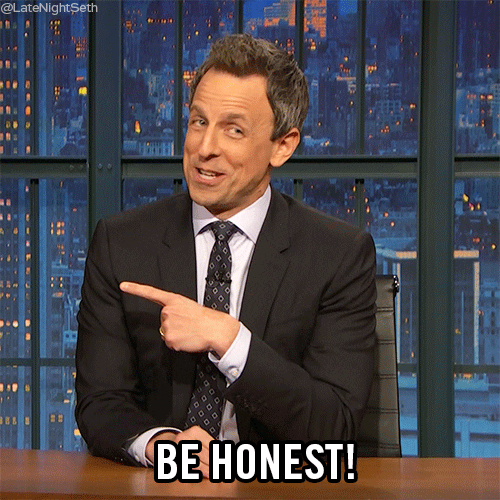Be Honest Seth Meyers GIF by Late Night with Seth Meyers - Find & Share on GIPHY