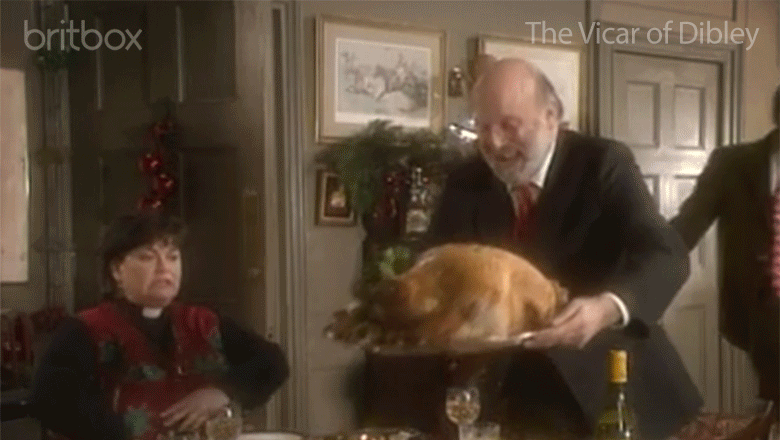 Bbc Christmas GIF by britbox