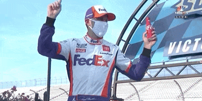 Denny Hamlin Win GIF by NASCAR