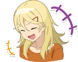 Laugh Anime Girl Sticker by Crunchyroll