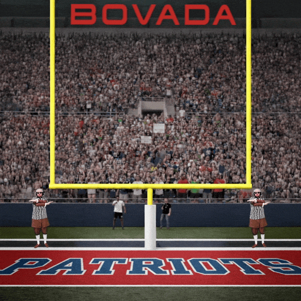 Patriots Wide Left GIF by Bovada