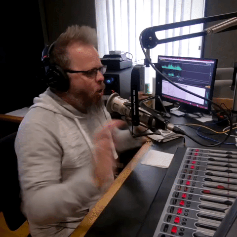 Shoving Wally Show GIF