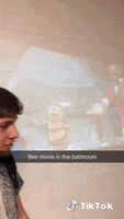 bee movie bathroom GIF