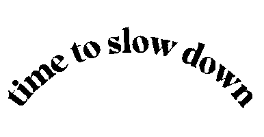 Reset Slow Down Sticker by relovelabel.com