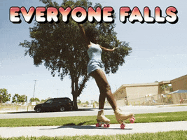 Be Careful Falling GIF by Just Seconds