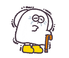 Ghost Oldman Sticker