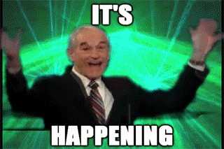Giphy - it's happening ron paul GIF
