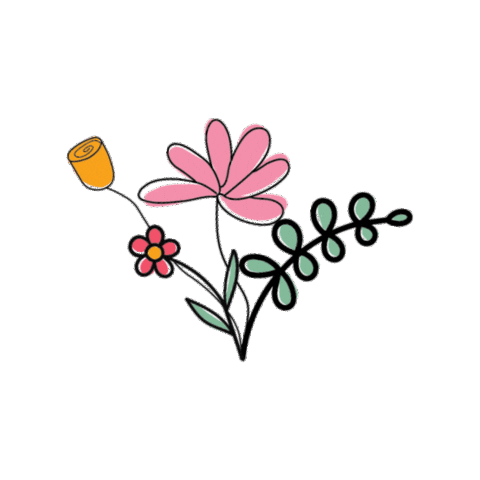 Flowers Support Local Sticker by Anderbery Acres