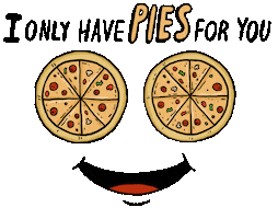 I Love You Pizza Sticker by Sam Grinberg