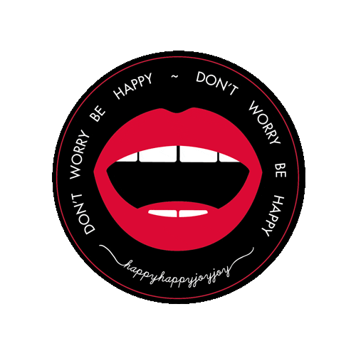 Happy Logo Sticker by happyhappyjoyjoyams