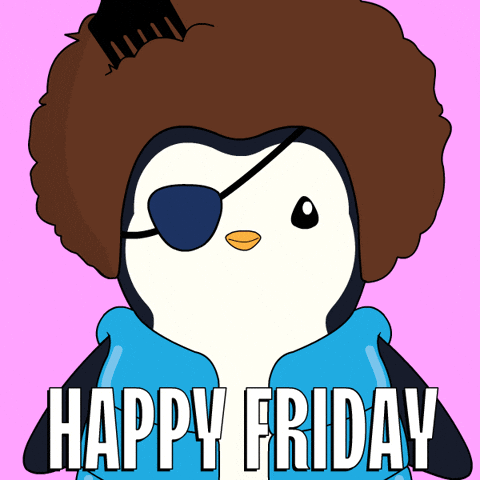 Happy Friday GIF by Pudgy Penguins
