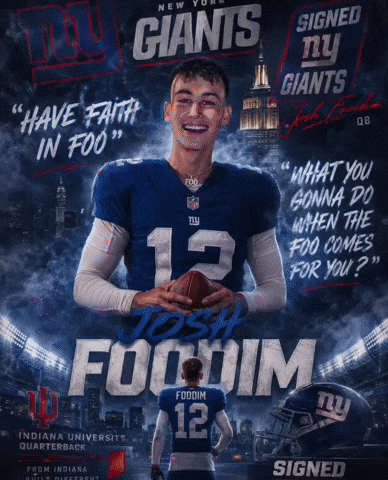 New York Giants Frat GIF