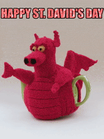 St Davids Day Dragon GIF by TeaCosyFolk