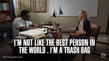 Im Bad Season 3 GIF by The Good Place
