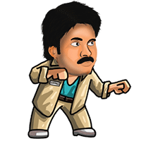 Pawan Kalyan Kaala Sticker