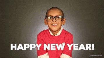 bundle up happy new year GIF by Children's Miracle Network Hospitals