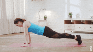 girl push up GIF by 8fit