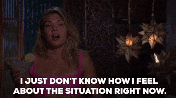 i just dont know how i feel season 5 GIF by Bachelor in Paradise