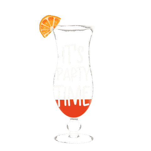 Summer Time Party Sticker