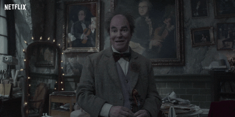 Giphy - a series of unfortunate events nero GIF by NETFLIX