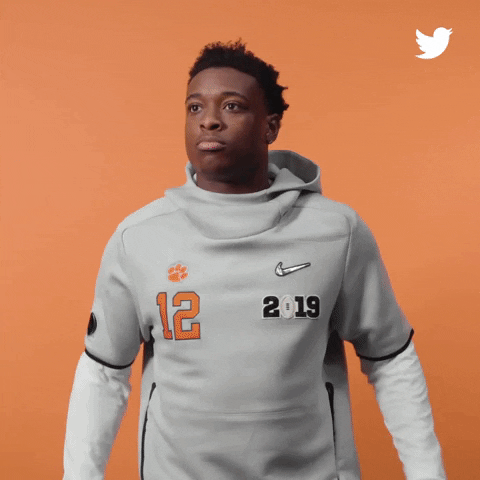 clemson tigers GIF by Twitter
