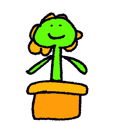 Dancing Flower 花 Sticker