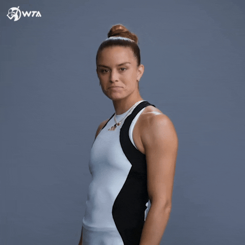Maria Sakkari Yes GIF by WTA