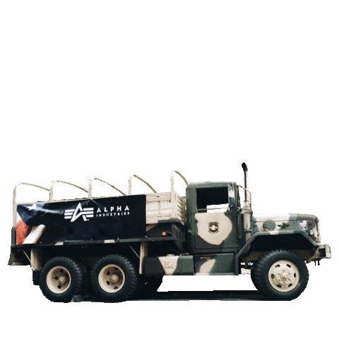 Smoke Driving Sticker by Alpha Industries