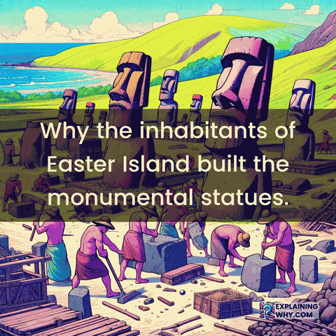 Easter Island Moai GIF by ExplainingWhy.com