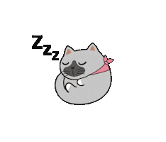 Sleepy Elizabeth Sticker by GentleCat