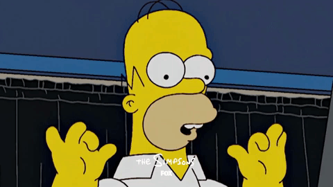 Excited The Simpsons GIF - Find & Share on GIPHY