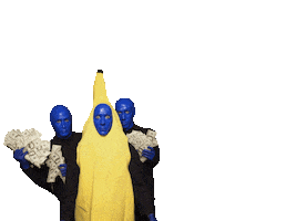 Money Im Afraid I Just Blue Myself Sticker by Blue Man Group