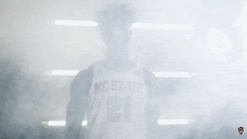 Nc State Basketball Finger GIF by NC State Athletics