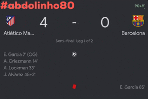 Atletico Madrid Barcelona GIF