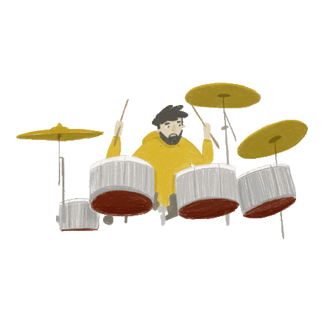 Artist Drum Sticker