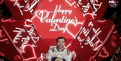 Valentines Day Wink GIF by NASCAR