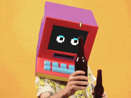 Beer Cheers GIF by Birthday Bot