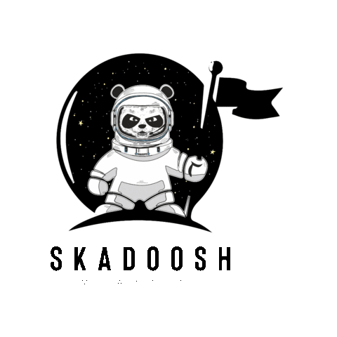 Skadoosh Media Sticker