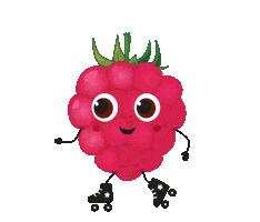 Fruits Roller Skating Sticker by California Pops